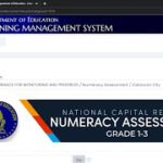 How to access the NCR Numeracy Assessment on the DepEd Learning Management System