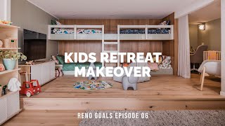 Ultimate Kids Room Makeover! DIY Bunk Beds, Nursery, Home Office & Living. Interior Design Ideas