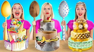 DÉFI DÉCORATION DE GÂTEAU || Des Idées et Des Astuces Selon Ton budget Par 123 GO! CHALLENGE