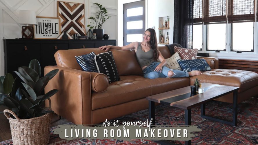 DIY SMALL LIVING ROOM MAKEOVER