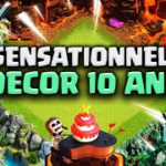 Réussir le Défi des 10 ans | Le Plus BEAU DECOR jamais fait pour Clash of Clans