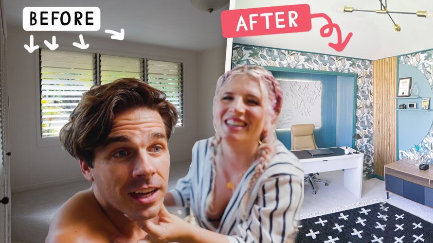 Extreme Home Office Makeover *Organization & DIY*