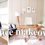 EXTREME OFFICE + CRAFT ROOM MAKEOVER | DIY Built-Ins, Accent Wall + Homary 2022