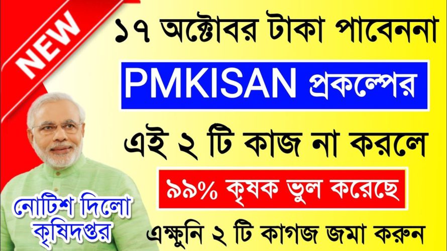 Pmkisan Payment Not Received 17 October! Pmkisan ekyc | Pmkisan Bank Dbt Link | Pmkisan Payment Date