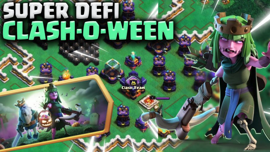Réussir le Super Défi Clash-O-Ween | Décor Clashoween Clash of Clans