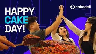 Baking Cake at Cake DeFi | Happy International Cake Day
