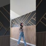 DIY Modern Wood Slat Accent Wall | Wood Paneling
