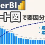 PowerBI パレート図作成