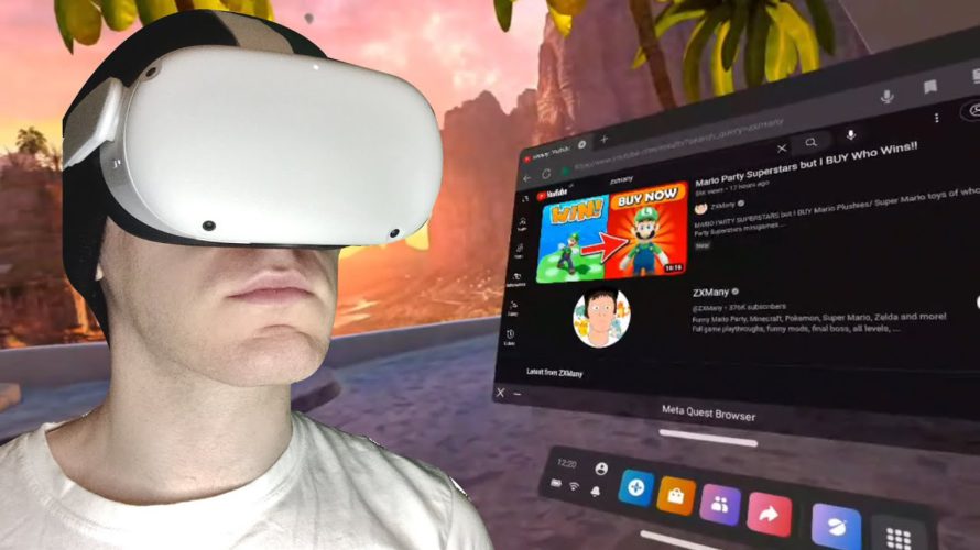 First Time Trying VR (Meta Quest 2: ZXMany)
