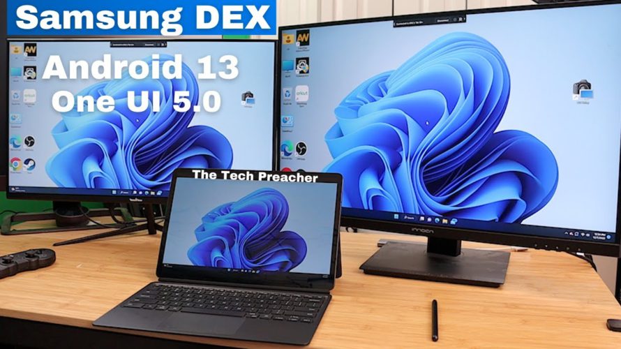 NEW !! Galaxy Tab S8 One Ui 5.0 | Samsung DEX & Windows 11 Second Screen