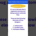 Day 52 What is Power Automate Flow Designer | power automate interview questions