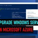 How to In-place upgrade Windows Server in Microsoft Azure
