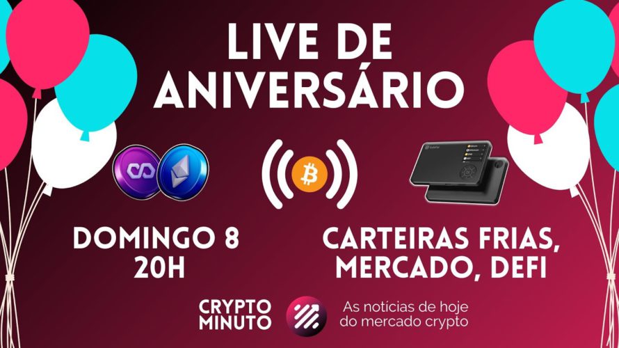 Live de Aniversário – Mercado, DEFI, Carteiras frias