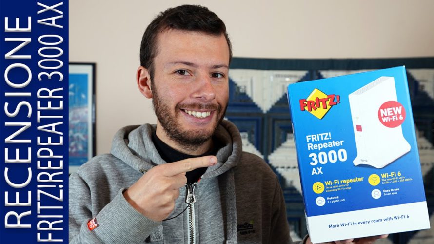 Recensione FRITZ!Repeater 3000 AX – Wi-Fi 6 e Rete MESH con Stile Moderno