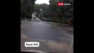 [Vidéo] Averses : plusieurs régions de l’île copieusement arrosées
