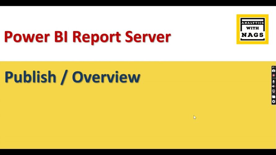 Publish Your report in Power BI Report Server | Power BI Report Server Overview