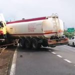 Sorèze : un poids lourd fait une sortie de route