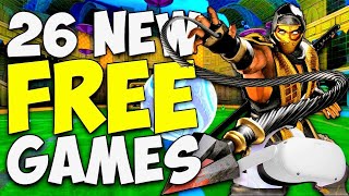 26 NEW & FREE Oculus QUEST 2 GAMES | APPLAB & SIDEQUEST! | META