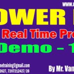 POWER BI tutorials || Demo – 1 || by Mr. Vamsi Krishna On 02-03-2023 @7PM IST
