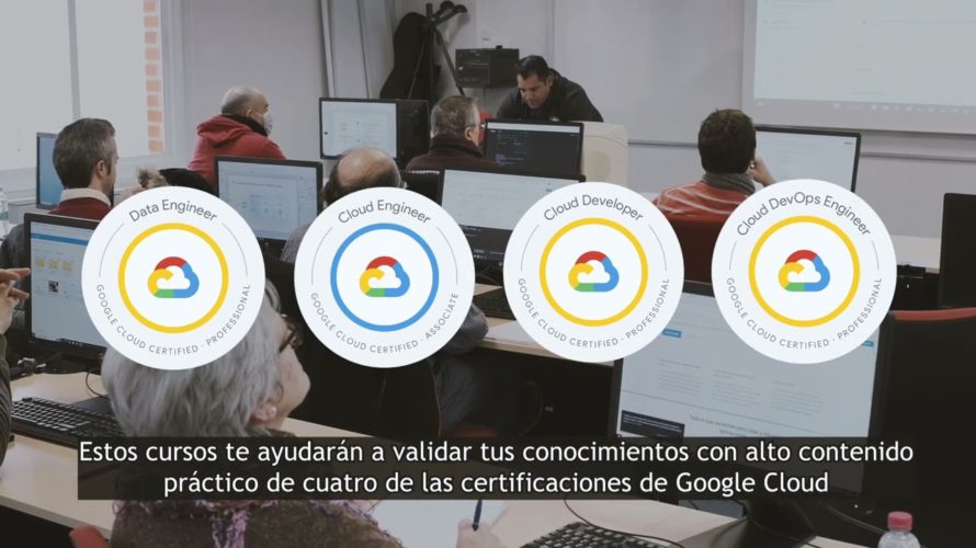 Cursos de Google Cloud Platform en el CRN de Desarrollo Informático y Comunicaciones