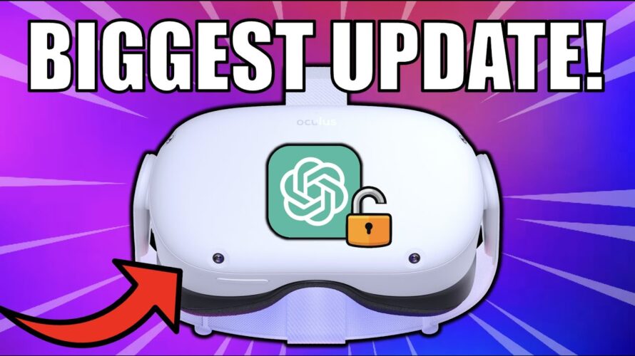 Biggest Quest 2 Update 2023! ChatGPT VR