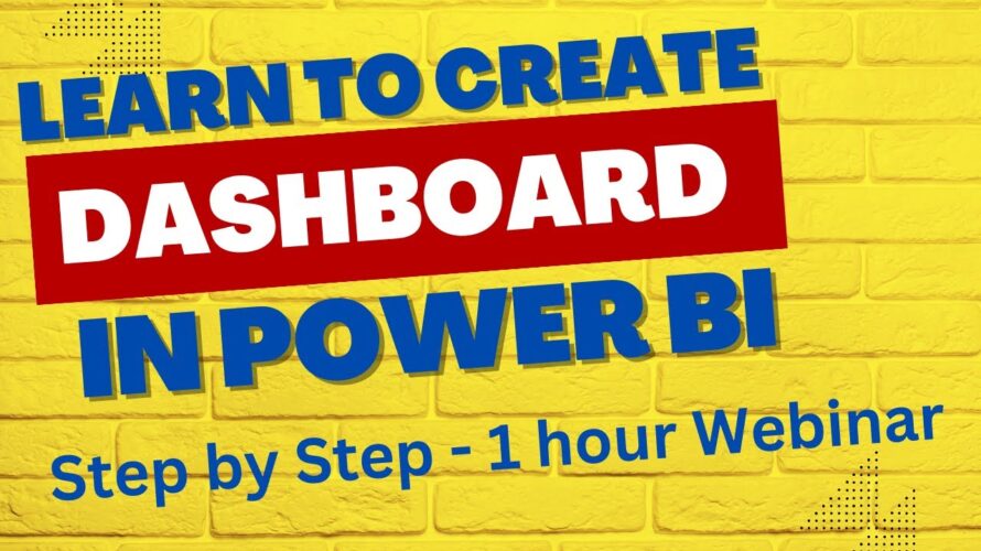 Creating Dashboard in Power BI