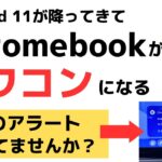 【悲報】Android11が降ってきて、RAM 4GBのChromebookはオワコンになる? リアルか都市伝説か? 検証してみました 海外ユーザーも阿鼻叫喚😨