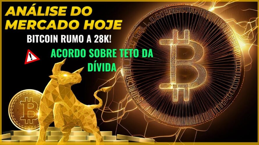 🔴 AOVIVO -🐬 BITCOIN HOJE – 28K TETO DA DÍVIDA FAZ MERCADO RESPIRAR!!  COMPREM I.A! #AGIX #GALA #CAKE