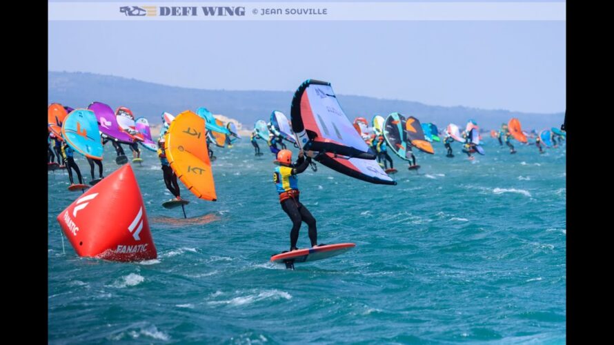 DEFI WING 2023: 277 Wingfoilers sur la même course!
