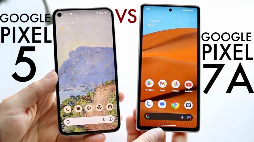 Google Pixel 7A Vs Google Pixel 5! (Comparison) (Review)