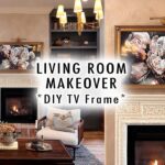 LIVING ROOM MAKOVER *DIY TV Frame* | XO, MaCenna