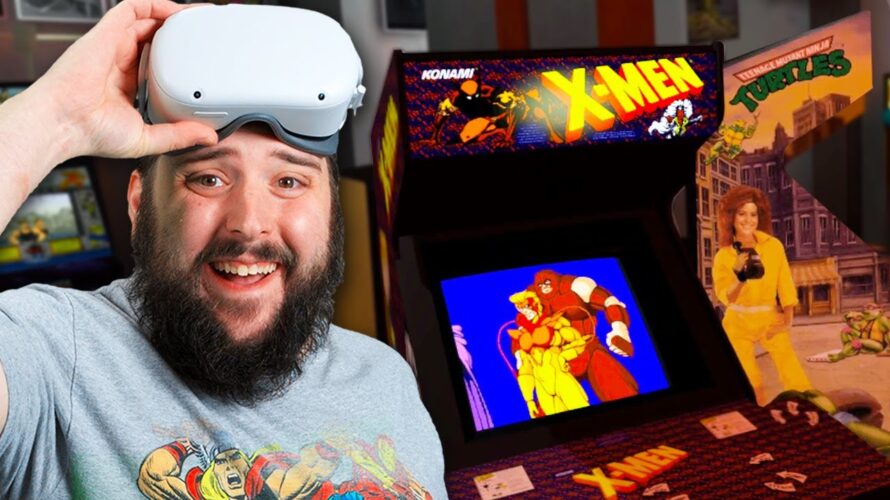 Retro Arcade in VR on Quest 2 Standalone!