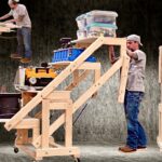 Transforming Storage Shelf / Workbench – Small Space Organization