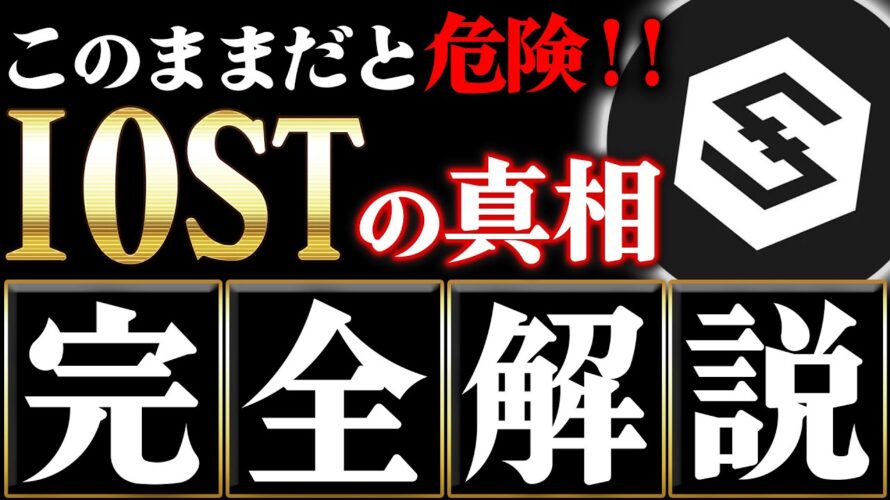 【IOST完全版】爆上げ間近の真相を徹底解明!今できる投資戦略とは【仮想通貨女子】