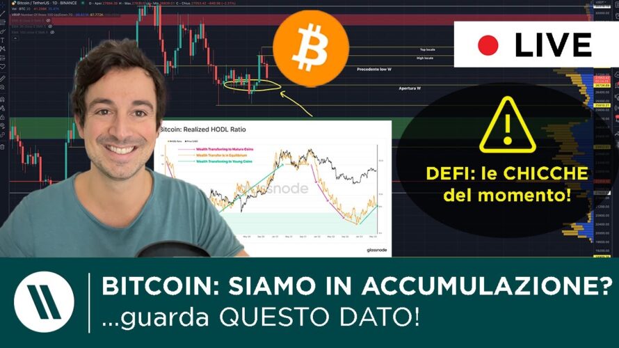 BITCOIN: E SE STESSE ACCADENDO QUESTO? (accumulazione!) | DEFI: le CHICCHE del momento