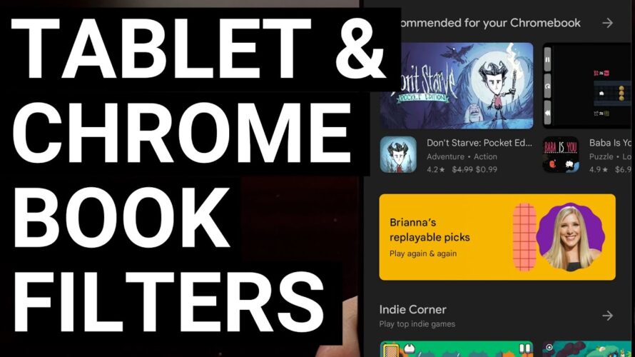 Google Play Store | How to Search for Chromebook and Android Tablet Optimized Apps & Games