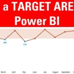 How to Add a Target Area in Power BI Line Chart