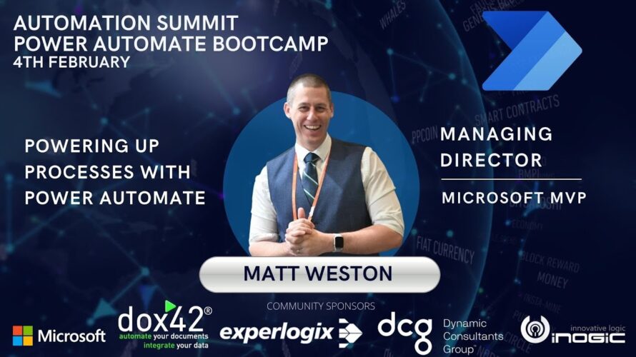 Powering Up Processes with Power Automate – Power Automate Bootcamp