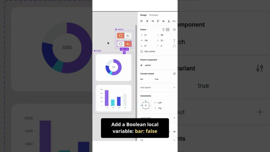 Prototyping using Variables in Figma #config 2023 #shorts