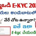 అందుబాటులో లేని వారికి అమ్మఒడి E-KYC ప్రాసెస్ | Ammavodi WEA Login Ekyc Process #ammavodi2023