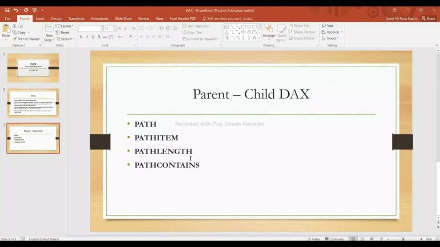 #powerbi #dax #tutorial | Parent Child function using #dax | #hierarchy in DAX