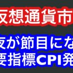 【今夜発表のCPI、仮想通貨市場の節目になるか？！】①BTCの相場分析　②BCH・IOST・LTC・MATIC・SAND・XRPの相場分析