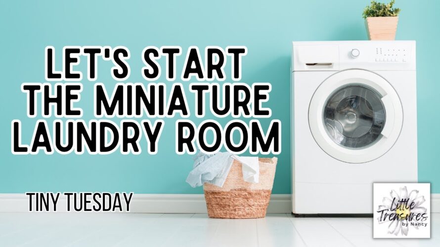 DIY Miniature Laundry Room: Step-by-Step Guide 🧺✨