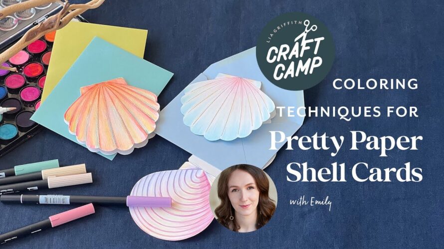 Coloring Techniques for DIY Paper Shell Cards