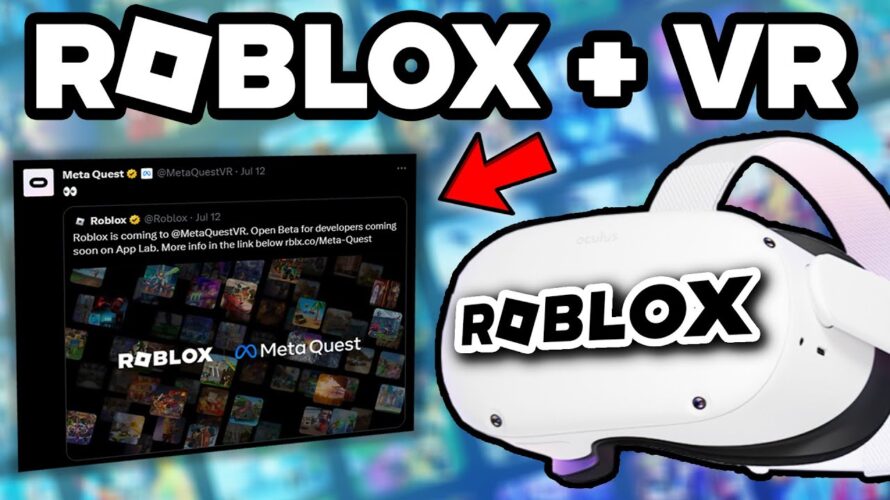 HUGE Roblox VR Update – Roblox Finally Coming to Quest!