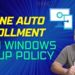 Intune Auto Enrollment with Windows Group Policy