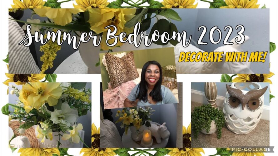 * NEW SUMMER BEDROOM REFRESH/DIY/DECORATE WITH ME!