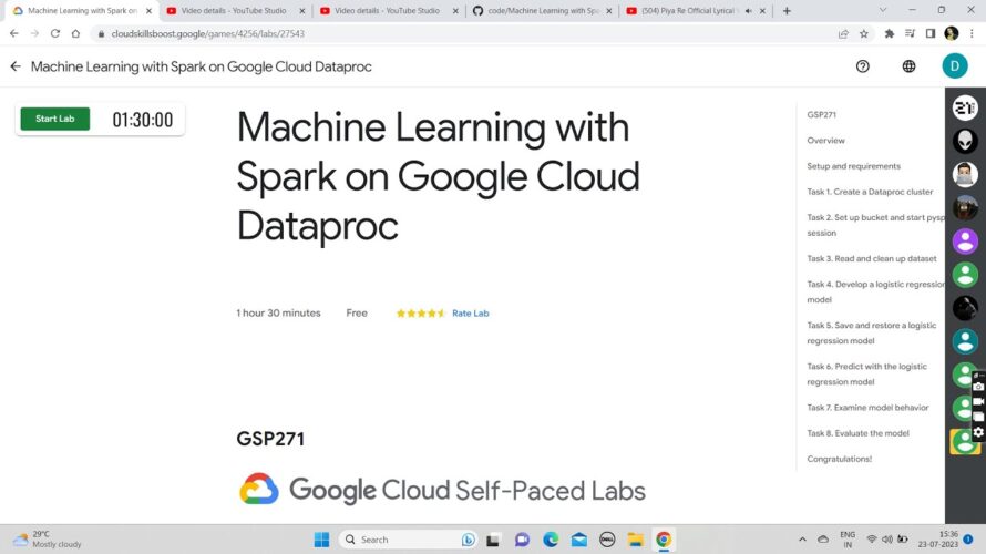 [New] Machine Learning with Spark on Google Cloud Dataproc || Updated Lab Solution || Qwiklab Arcade
