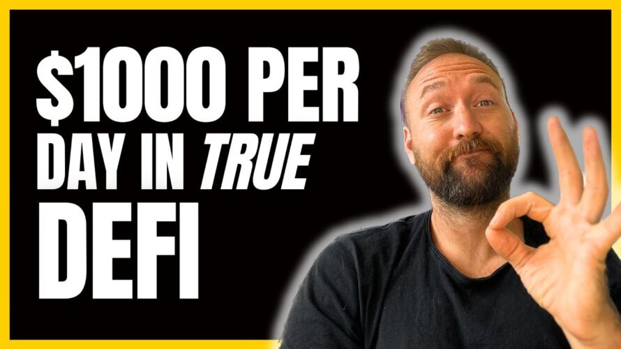 $1000 per day in DEFI!? | Crypto Passive Income