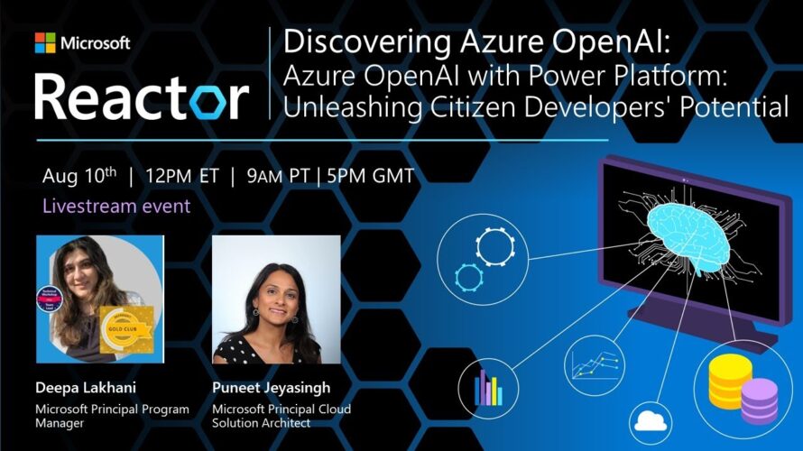 Azure OpenAI with Power Platform: Unleashing Citizen Developers’ Potential